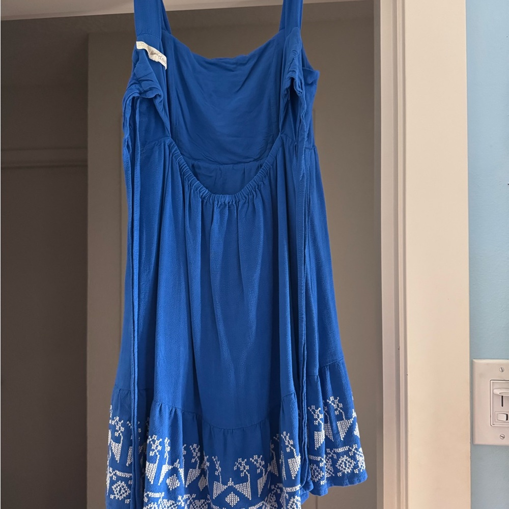 Blue sundress